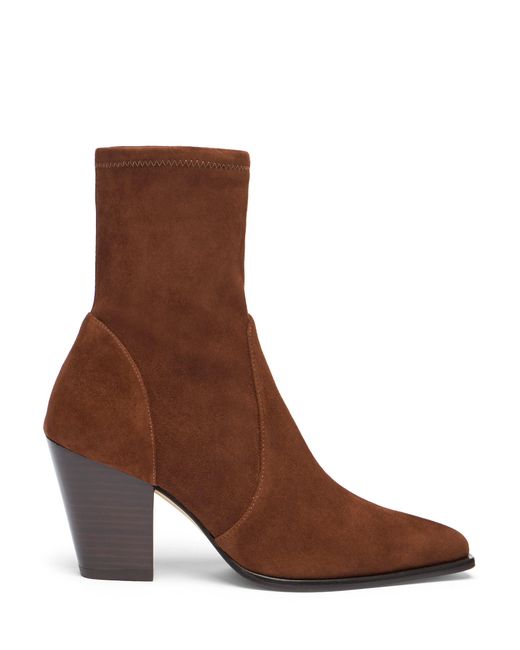 Stuart Weitzman Brown Jolene Bootie