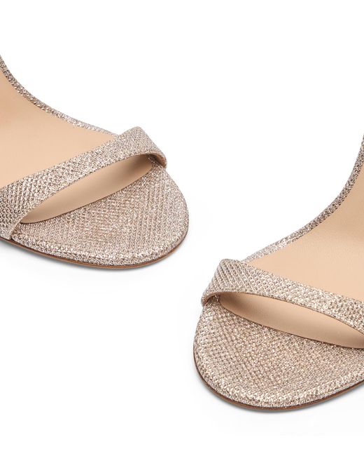 Stuart Weitzman Metallic Nudistarc 100 Sandal