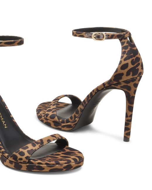 Stuart Weitzman Brown Nudist Platform