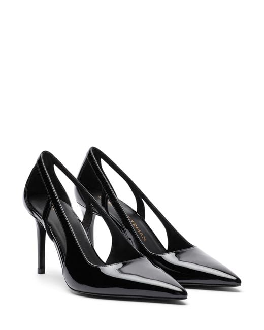 Stuart Weitzman Black Stuart Power Cutout 85