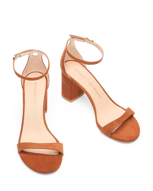 Stuart Weitzman Brown Nudist Block 75