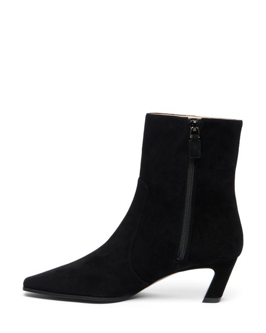 Stuart Weitzman Black Stassi Zip Bootie 50