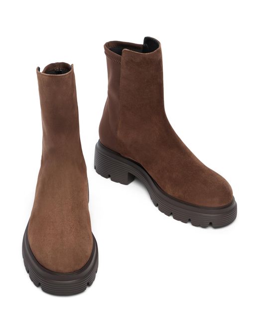 Stuart Weitzman Brown 5050 Hudson Lite Bootie