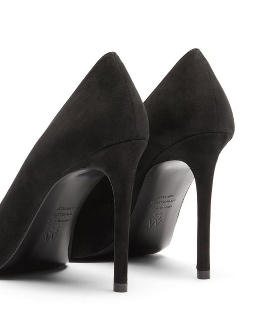 Stuart Weitzman Black Stuart Power Pump 100