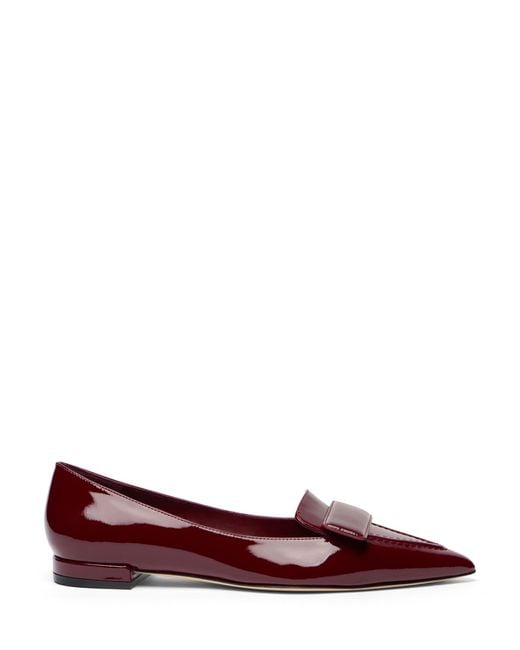 Stuart Weitzman Red Sovinnie Flat