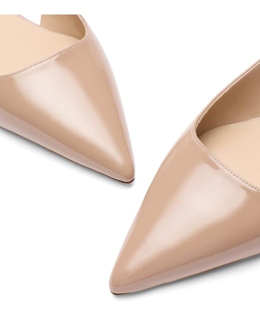 Stuart Weitzman Natural Stuart Power Cutout Flat