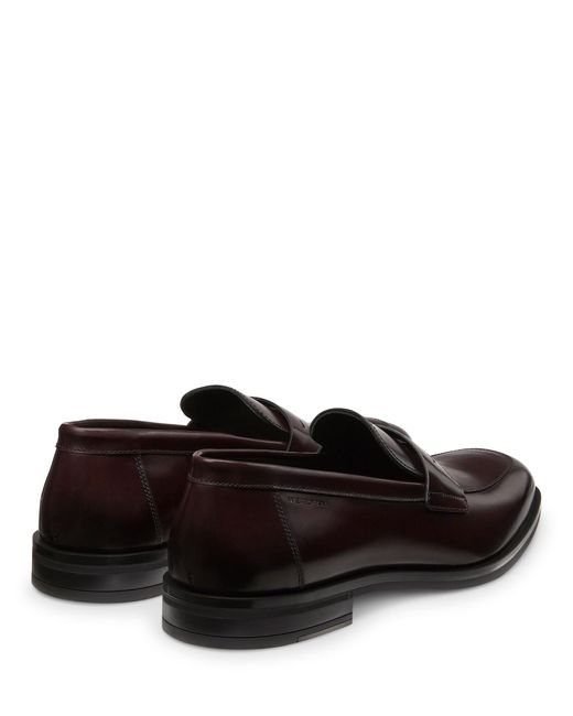 Stuart Weitzman Brown , Sw Club Classic Penny Loafer, Loafers, for men