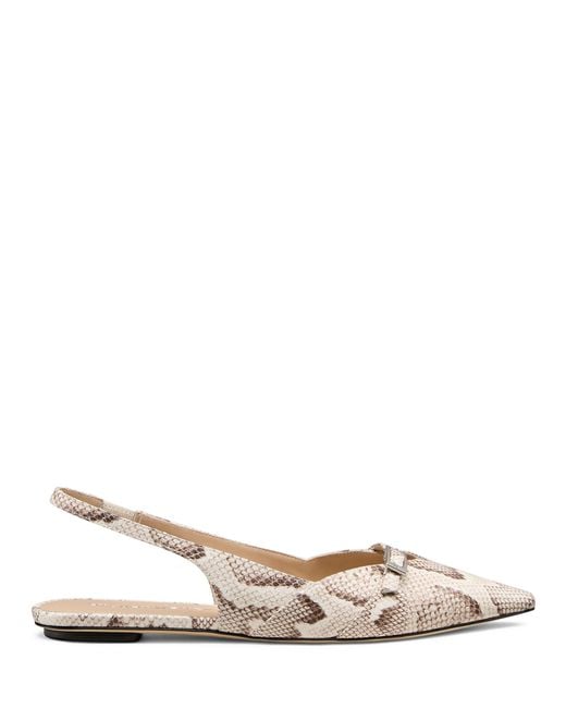 Stuart Weitzman Natural Georgie Slingback