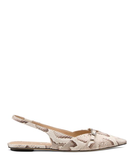 Stuart Weitzman Natural Georgie Slingback