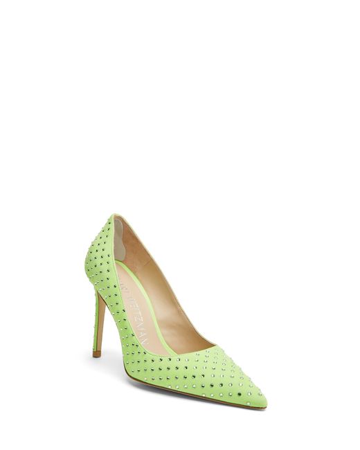 Stuart Weitzman Green Stuart Shine 100 Pump