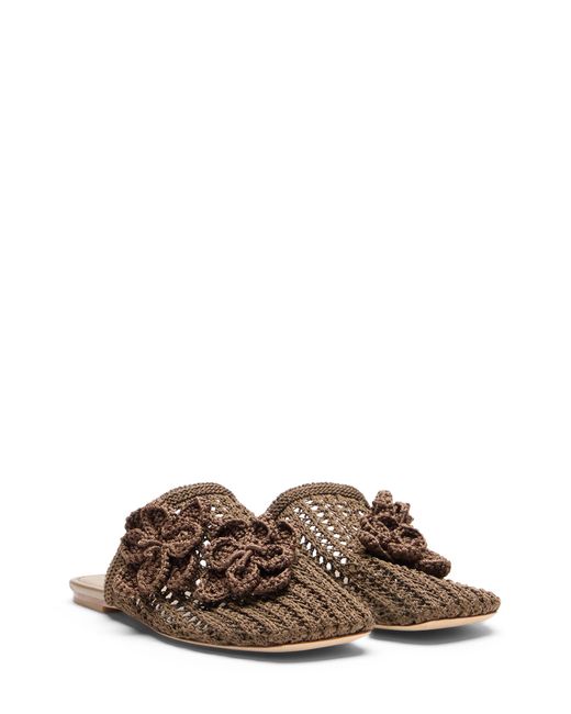 Stuart Weitzman Brown Lotus Mule