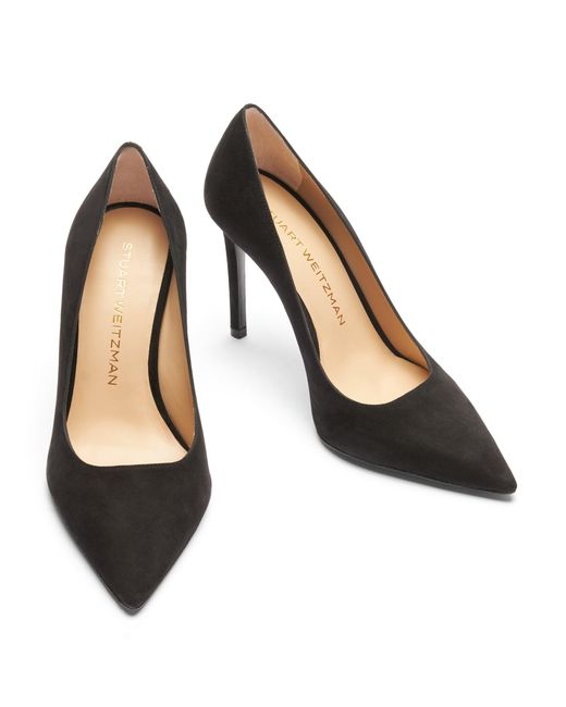 Stuart Weitzman Black Stuart Power Pump 100