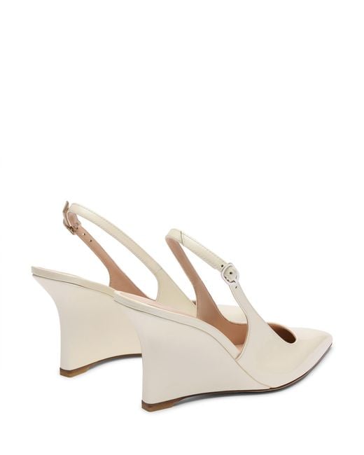 Stuart Weitzman Natural Vinnie Sling Wedge 85