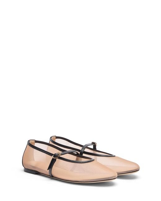Stuart Weitzman Natural Bareitall Mary Jane