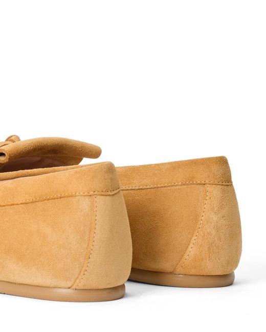 Stuart Weitzman Brown Barry Mokassin