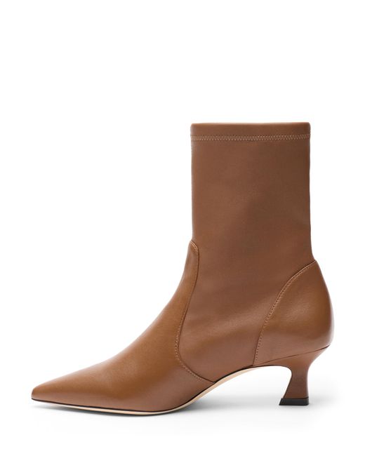 Stuart Weitzman Brown Vinnie Bootie 50
