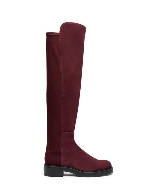 5050 Celia Boot Stuart Weitzman en coloris Red