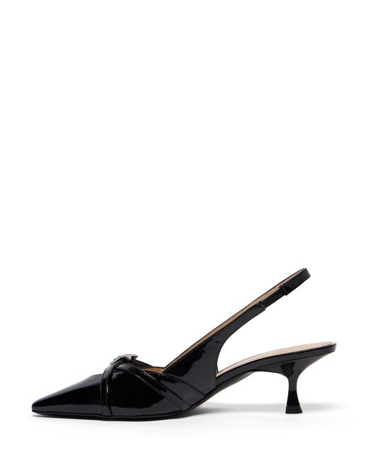 Stuart Weitzman Black Georgie Slingback 50