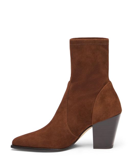 Stuart Weitzman Brown Jolene Bootie
