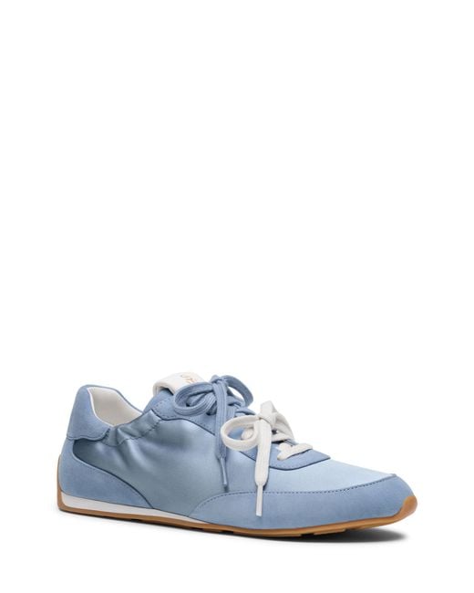 Stuart Weitzman Blue Bond Ruche Sneaker