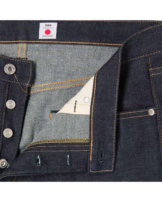 Edwin Blue Recycled Regular Tapered Jeans for men