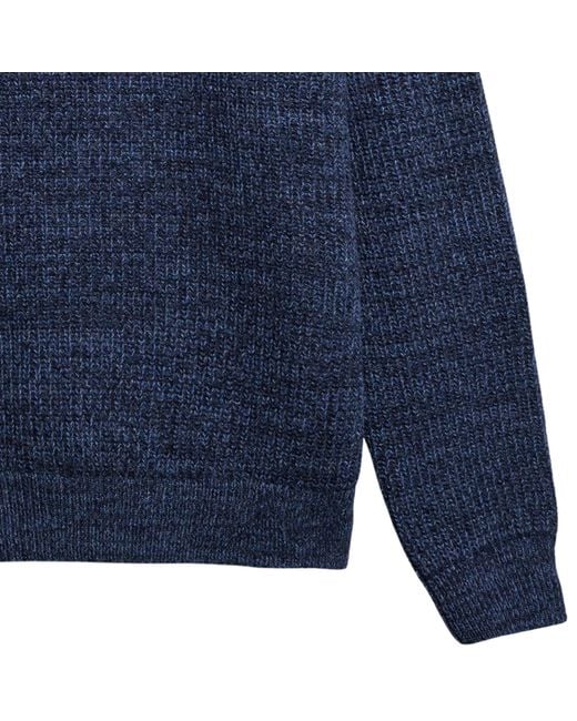Barbour Blue Horseford Crew Neck Jumper for men