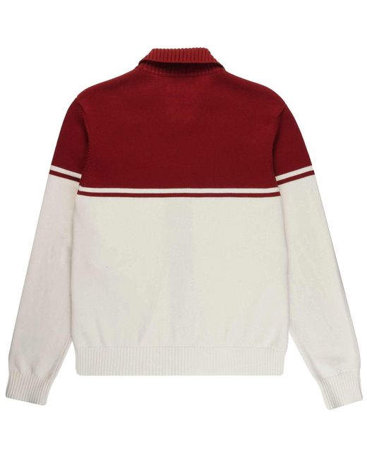 Sergio Tacchini x Stuarts Red X Stuarts Donato Knitted Track Top for men