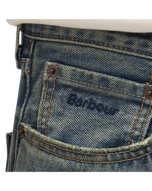 Barbour X Levi'S Blue 568 Jeans for men
