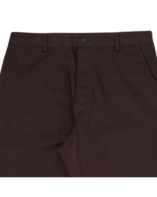 Universal Works Brown Twill Military Chino for men