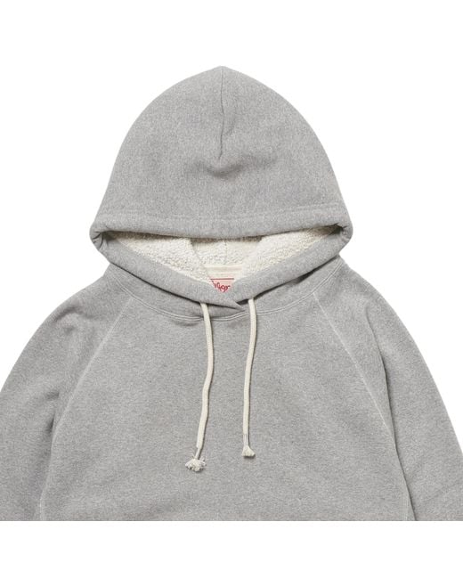 Wonder Looper Gray Pullover Hoodie Super Looper French Terry for men