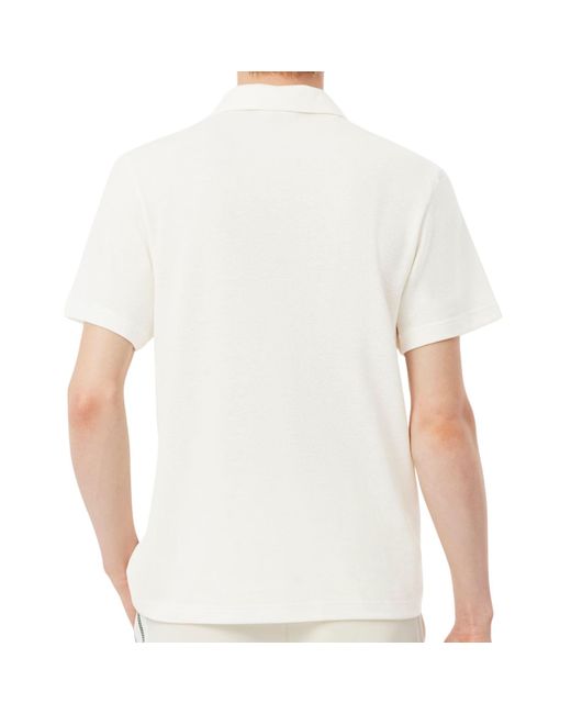Lacoste White Polo Shirt for men