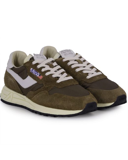 Autry Brown Reelwind Low Sneakers for men
