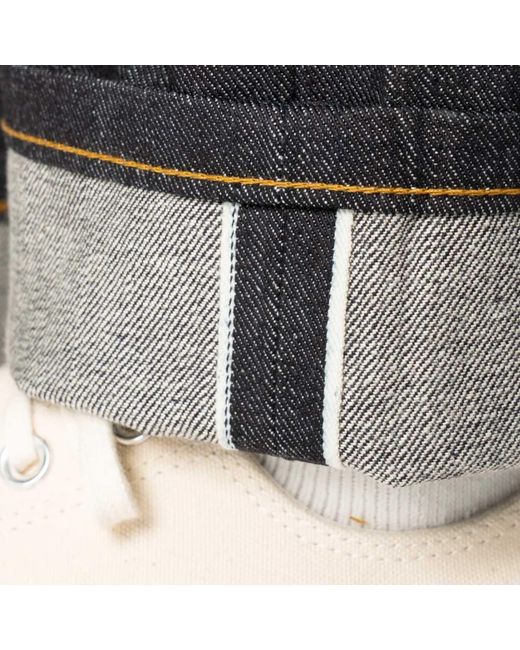 Naked & Famous Gray True Guy Left Hand Twill for men