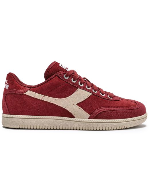 Diadora Red Trainer Suede for men