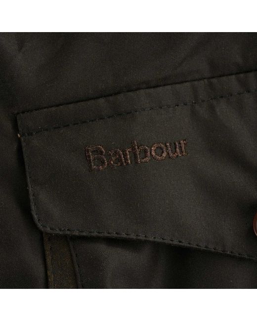 Barbour Black Beacon Sports Wax Jacket for men