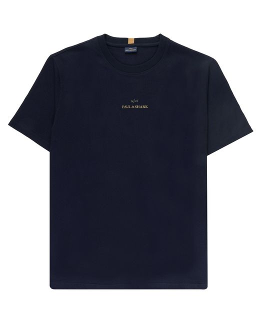 Paul & Shark Blue Logo T-Shirt for men