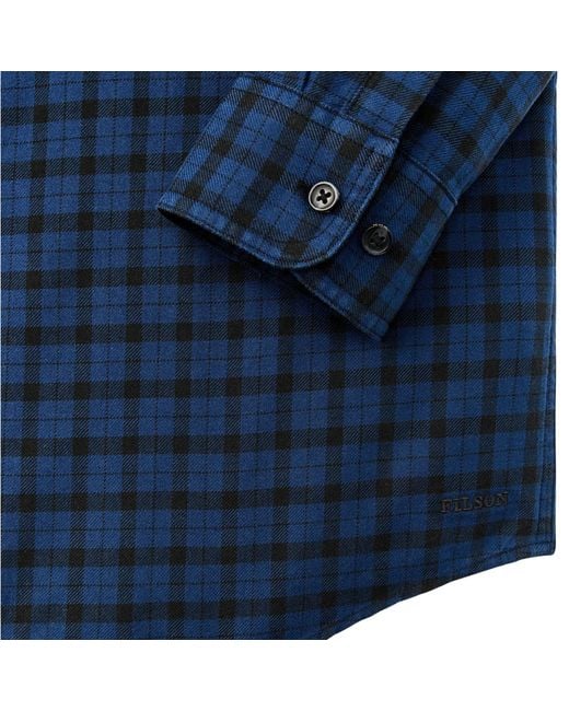 Filson Blue Alaskan Guide Shirt for men