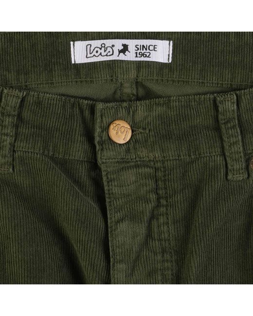 Lois Green Sierra Thin Cord Trousers for men