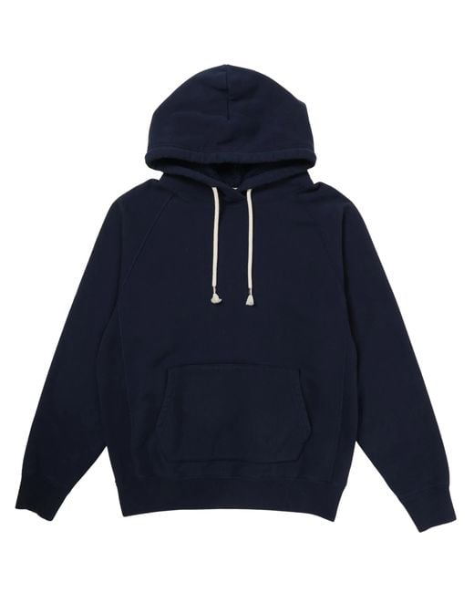 Wonder Looper Blue Pullover Hoodie Super Looper French Terry for men