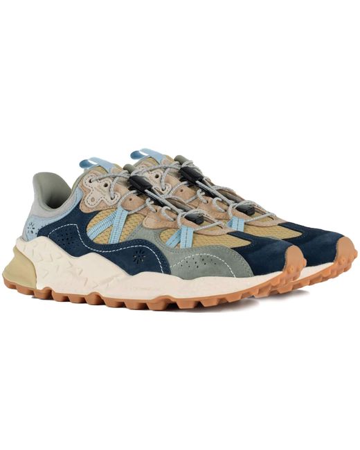 Flower Mountain Blue Tiger Hill Suede/Mesh for men