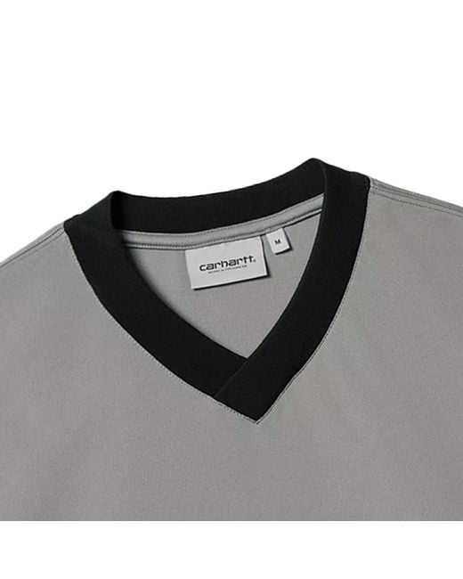 Carhartt Gray Long Sleeve Detroit Mesh T-Shirt for men