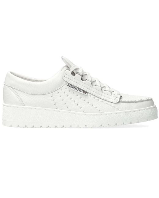 Mephisto White Mamouth Shoes for men