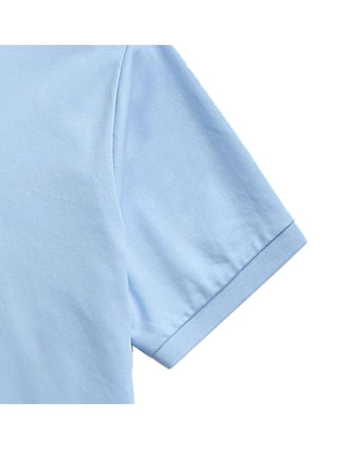 Polo Ralph Lauren Blue Custom Slim Fit Soft Cotton Polo Shirt for men