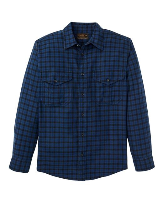 Filson Blue Alaskan Guide Shirt for men