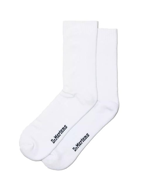 Dr. Martens Dr Martens Double Doc Organic Blend Socks in White for Men |  Lyst UK