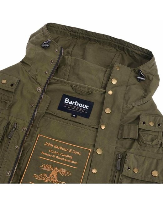 Barbour X Tokito Field Utility Casual Jacket in Green for Men