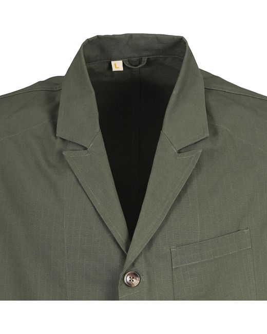 real hoxton Green Ripstop Engineer Jacket for men