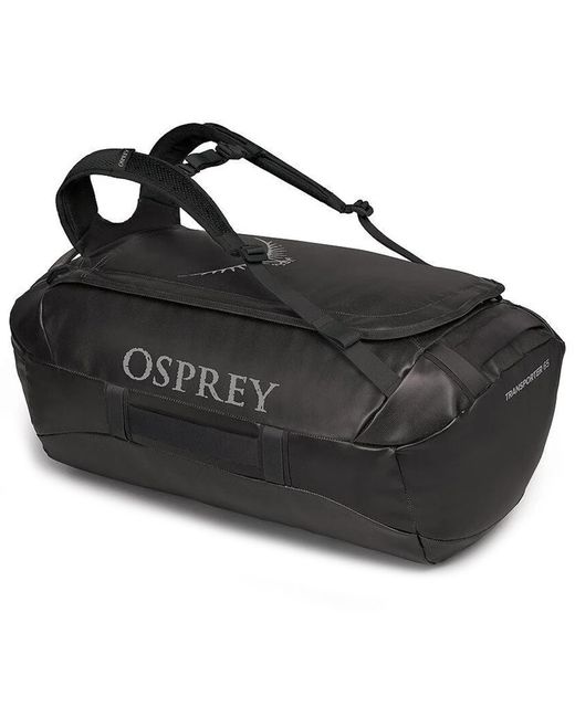 Osprey Black Transporter Duffel 65 for men