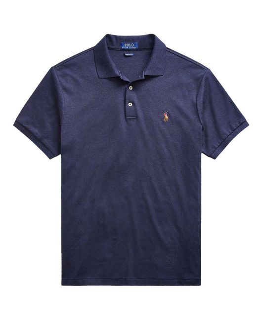 Polo Ralph Lauren Blue Short Sleeve Polo Shirt for men