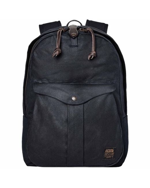 Filson Black Journeyman Backpack for men